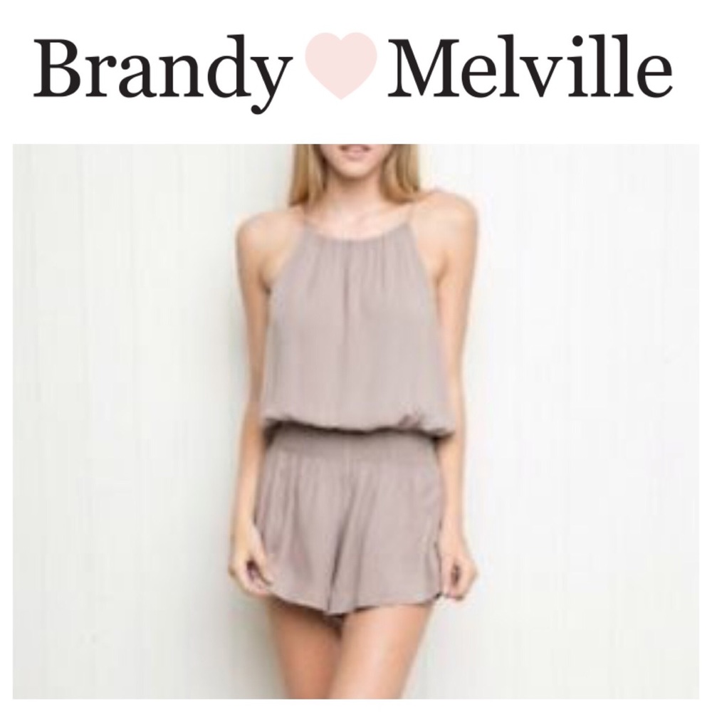 Brandy Melville Blanche Romper One Size EUC boho